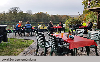 Biergarten Lennem&uuml;ndung